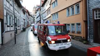 Blaulichtumzug durch die Altstadt von Alsfeld [upl. by Gabbi392]