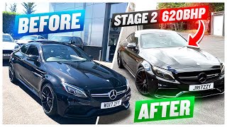 Building a 620 BHP C63s AMG in 5 Minutes 🔥🤯 COMPLETE TRANSFORMATION [upl. by Akerahs488]