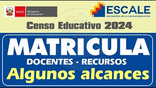 Censo Educativo 2024 Alcances para el llenado de la cédula electrónica del censo de matrícula [upl. by Fletcher]