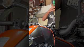 Disk oil change amp accelerator spray oiling ktm duke vibes youtubeshorts ktmbike duke accelerato [upl. by Hahsia709]