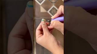 Easy nails hack😍😘utubeshorts beauty nailsart [upl. by Lleuqar]