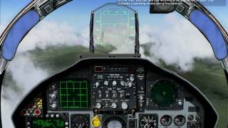 16 F15C AIM120 and AIM7 Auto Acquisition Modes and Home On Jam [upl. by Valma]