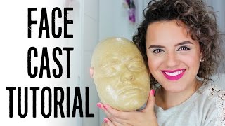 Como fazer um Face CastLive Cast molde do rosto em gesso  LoChurchMakeUp [upl. by Los]