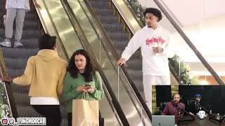 ESCALATOR PRANK REACTION [upl. by Swithbart425]