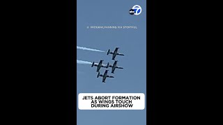 Jets abort formation as wings touch during Fort Lauderdale airshow [upl. by Fadas]