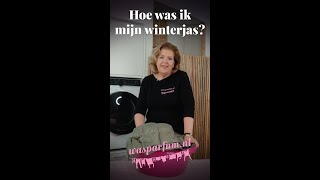 Winterjas wassen met Wasmiddel en Wasparfum  Wastips van Diana shorts wasparfum wassen [upl. by Llibyc]