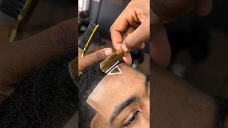 The BIGGEST PushBack🤫💈 hairline lineup haircut transformation barber barbershop [upl. by Polinski]