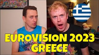 GREECE EUROVISION 2023 REACTION  Victor Vernicos  What They Say [upl. by Ahsinyt]