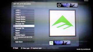 Call Of Duty Black Ops Emblem Editor Tutorial  Emerica skateboard logo [upl. by Aikimat]