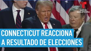 Residentes de Connecticut reaccionan a victoria de Donald Trump [upl. by Ladin956]