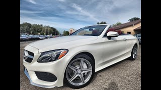 2017 MercedesBenz C300 4MATIC Cabriolet Convertible for sale at The Auto Livery [upl. by Amy]