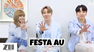 「 FESTA AU  LISA x JHOPE x JUNGKOOK  HOPELISKOOK  FANMADE 」 [upl. by Eyram662]