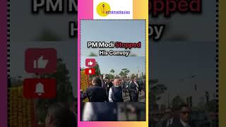 WHEN PM MODI STOPPED HIS CONVOY  mathématiquies csataptitude businessnewsshort ytshorts [upl. by Rostand]