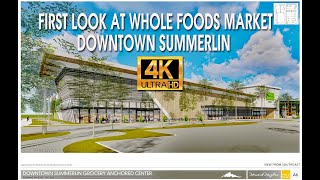 First Look At Whole Foods Market Downtown Summerlin Images And Drone Footage [upl. by Notsgnal355]