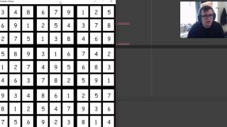 Soduku solver  Python Pygame  Showcase [upl. by Durman]