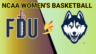 Fairleigh Dickinson Knights vs UConn Huskies  20242025 NCAA Womens Basketball Live Score [upl. by Allemaj]