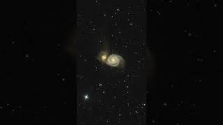 M51  The Whirlpool Galaxy  Astrophotography  astronomy galaxy shorts [upl. by Aibara]