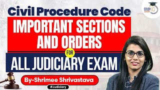 Important Sections and Order Of CPC  Judiciary exam  Judiciary preparation [upl. by Mauve]