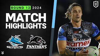 NRL 2024  Sharks v Panthers  Match Highlights [upl. by Yehc438]