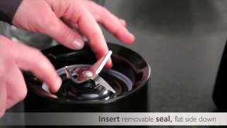 How to Assemble the KitchenAid® 5Speed Blender With Glass Jar Pitcher [upl. by Nairim]