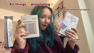 All things ✨annotating✨ How I annotateannotation supplies [upl. by Guillermo507]