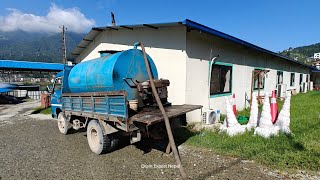 Septic tank cleaning at HazmaAndo Corporation Nagdhunga Tunnel Construction Office SafetyTankSafai [upl. by Paris]