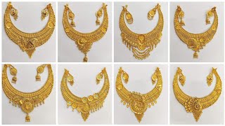 Bridal Necklace Set  Gold Necklace Set With Price 2024 [upl. by Brote]