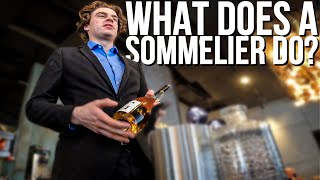 Whats the REAL Job of a Sommelier in a Restaurant [upl. by Gerger]