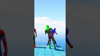 GTA 5 Epic Water Ragdolls  SpiderMan Jumps  Fails ep30 shorts [upl. by Cottle565]