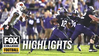 TCU vs Oklahoma State  FOX COLLEGE FOOTBALL HIGHLIGHTS [upl. by Elvera]