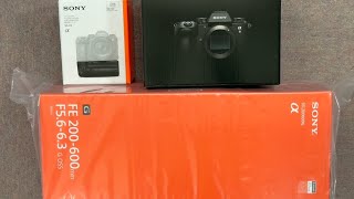 SONY α9ⅢILCE9M3、SEL200600G開封動画DJI OSMO Pocket3、ゆっくりトーク [upl. by Hanako]