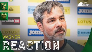 REACTION  Norwich City 00 Leeds United  David Wagner [upl. by Sirad]