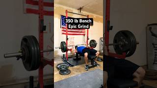 350 lb Bench Press Reps  170 [upl. by Oilejor]