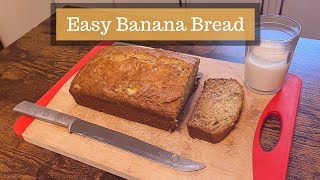 Easy Banana Bread [upl. by Anirahtak]