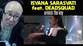 Isyana Sarasvati feat DeadSquad  Unlock the Key Reaction [upl. by Mlehliw]