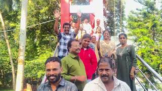 തുമ്പൂർമുഴി hanging bridge elephant bridge tourist tour tourism kerala entertainment [upl. by Sherwynd]