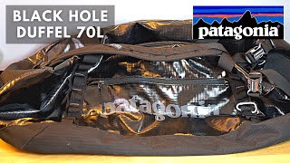 Whats The Best Duffel Bag Patagonia Black Hole Duffel 70L  Overview Specs Design amp Review [upl. by Redmond]