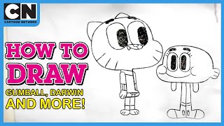 How To Draw Your Favourite Cartoon Network Characters  Imagination Studios  Cartoon Network [upl. by Oinoitna]