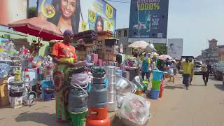 AFRICAN CITY MARKET GHANA ACCRA MAKOLA [upl. by Itsuj]