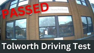 Tolworth Driving Test  I PASSED 1st Time [upl. by Brentt]