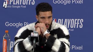 Jayson Tatum talks Game 2 Loss vs Heat Postgame Interview 🎤 [upl. by Obediah]