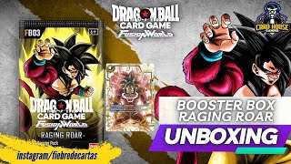 Unboxing Raging Roar  Dragon Ball Super Card Game Fusion World  FB03 [upl. by Raynard934]