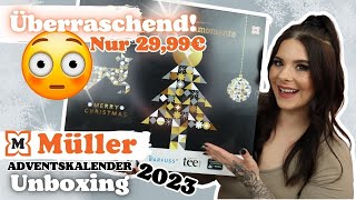 Überraschend 😳 Drogerie Müller EIGENMARKEN Adventskalender 2023  24 Türchen UNBOXING [upl. by Elburt593]