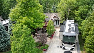 Hearthside Grove Motorcoach Resort Petoskey Michigan and Mackinac Island [upl. by Scever]