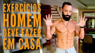 10 exercícios  Todo homem deve fazer em Casa [upl. by Granese481]