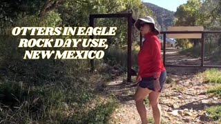 Otters at Eagle Rock Day Use Area New Mexico [upl. by Tterrab]