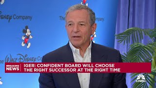 Disney CEO Bob Iger on succession Its really important to have a good transition process [upl. by Fenny793]