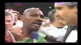 Hagler vs Hearns PPV part 5 of program [upl. by Lennor]