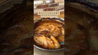 Boulangere potatoes  CRISP TOP x SOFT CENTRE classicfrench recipe classiccuisine cooking [upl. by Enaxor]