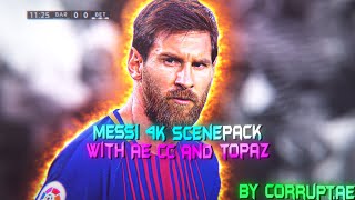 LIONEL MESSI ● RARE CLIPS ● SCENEPACK ● 4K WITH AE CC AND TOPAZ [upl. by Anavas]